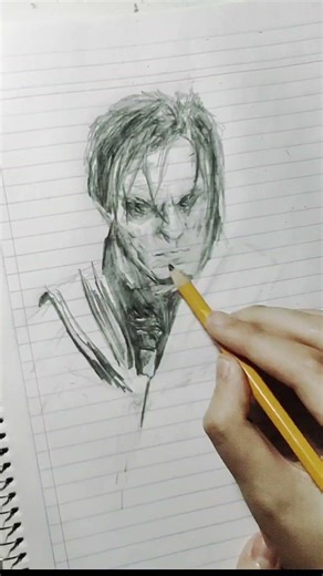 Retrato Diario por X días | Día 1 Vatt Nan #dibujo #dibujodiario #batman #retratosalapiz