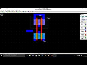 NAND GATE SIMULATION USING MICROWIND