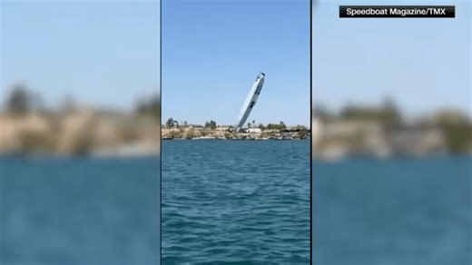 VIDEO: 2 injured after powerboat flips, crashes while attempting to set speed record