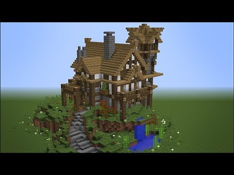 Building the Best Rustic Medieval House in Minecraft - Best minecraft house ever
