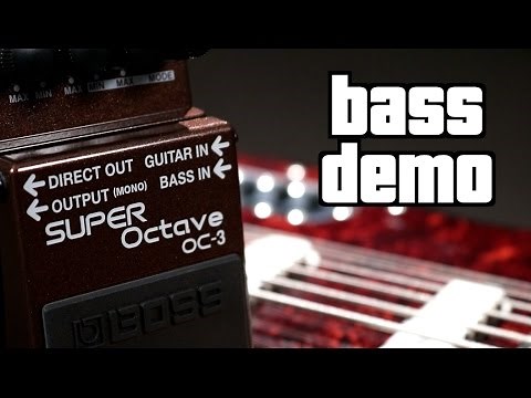 Boss OC-3 Super Octave Bass Demo