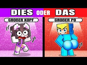 Minecraft, aber ENTWEDER ODER!
