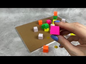 2 Minute Easy Origami Cube Tutorial | Paper Cube Craft to Make Minecraft Blocks or Lego Bricks🧊