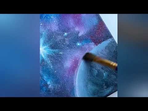 easy Galaxy malen- malen für Anfänger- einfach und schnell malen lernen