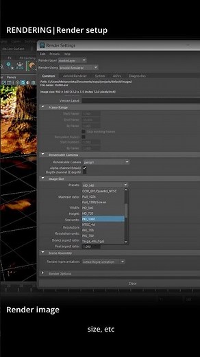 09.Maya-Render Setup: Render Image