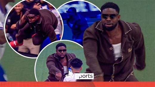 Baller League: The ultimate troll?! Micah Richards hilariously storms pitch to dance on Yanited!