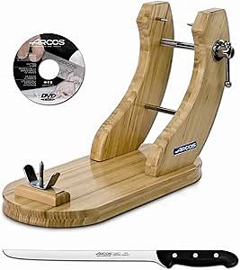 3 Pcs Ham Holder and Knife Set