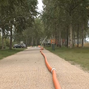 Hytrans HydroSub 150 Mobile HVP Fire System Deployment | Amazing Videos