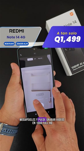 390K views · 4K reactions | ✨ Redmi Note 14 — Fotografía Móvil con...
