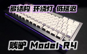 【已开】多结构 环绕灯 低延迟 颜值巅峰 - 贱驴 Model R4键盘评测