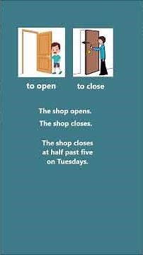 Jednoduchý anglický poslech - THE SHOP IS CLOSED