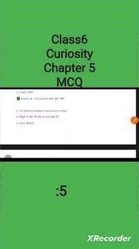 Class 6 Science – Curiosity | Chapter 5: Measurement of Length and Motion. Important MCQ