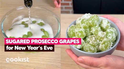 How to Make Sugared Prosecco Grapes for New Year’s Eve Parties!