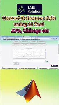 Reference Style Converter AI Tool APA, Chicago