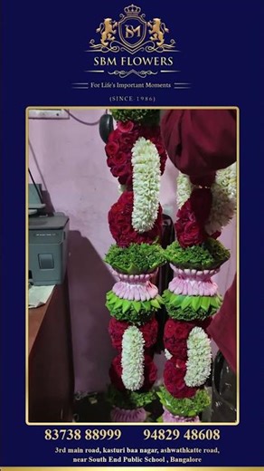 Special floral designs crafted with creativity and devotion 🌸✨