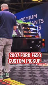2007 Ford F650 Custom Pickup. #mecumkissimmee #reels #viralreels #classictrucks | 713 Classic Trucks