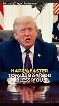 "Donald Trump's Powerful Easter Message : A Story of Hope! 🙏✨"