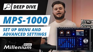 7.3K views · 75 reactions | This week Ben takes a look into the set-up menu and advanced settings of the Millenium MPS-1000. Ben gets deep into the menus this week and shows you how to get the best sound and playability from your MPS-1000 drum kit! let us know what you think in the comments below! Find out more: https://milleniumdrums.com/electronic-drums/mps-1000/ | Millenium Drums | Facebook