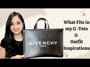 Givenchy Medium G Tote Bag Review + What Fits Inside + Outfit Inspirations