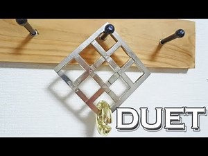 セイキンさんお疲れ様です！ はずる キャストデュエット(DUET) 解き方 Hanayama Duet Puzzle Solution