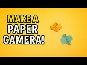 How to Make a Paper Camera | DIY Origami Craft for Kids