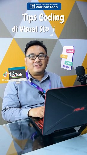 Ngoding tinggal sat set sat set pake cara ini! Programming mudah dan menyenangkan, 'kan?!😉 #codinglife #koding #ngoding #visualstudio #programmerlife