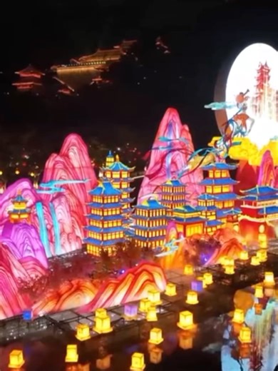 Visitors mesmerised by lanterns and legends at China’s GBA light festival during Spring Festival #LightFestival #SpringFestival #LanternFestival #ChinaCulture #FestiveVibes