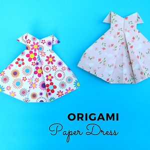 4.9K views · 62 reactions | Learn how to make origami paper dress...