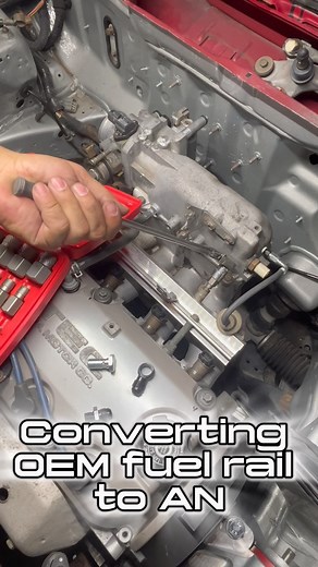 1.3K views · 1.4K reactions | F23a1 AN Fuel Line Conversion | Hush Performance | Facebook