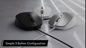 Macally USB C Mouse for Mac - Sculpted for Comfort - Wired Type C for MacBook Pro Air|iPad|PC|iOS|Android - Plug and Play USBC Apple with Ambidextrous Body and 4 DPI Modes - Silver