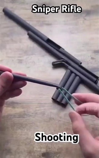 how to make paper sniper rifle
