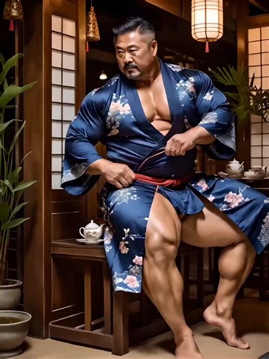 Asian Muscle Daddy Posing Techniques Revealed