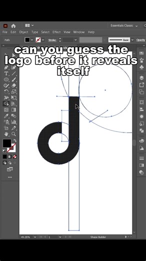 How to Draw the T****k Logo in Illustrator #designtips #tutorial #logodesign