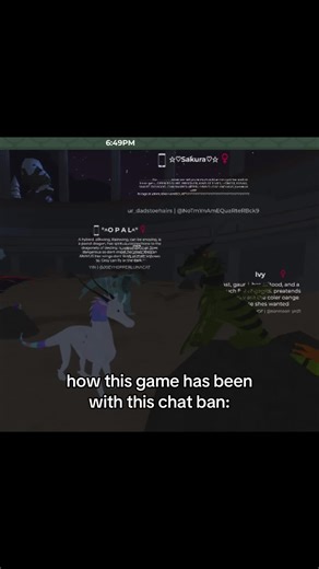 the chat used to be filled with 99 chats, now its so quiet. #fyp #roblox #wingsoffireroblox #wingsoffire #robloxchatban