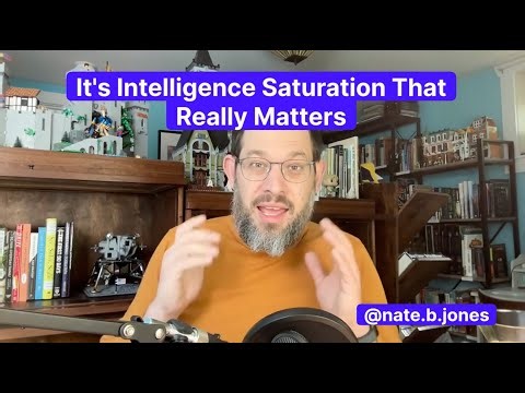 It's Intelligence Saturation That Really Matters