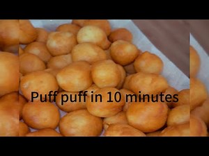 How to Make Puff Puff Without Yeast | Perfect 10-Minute African Snack