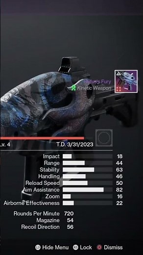 Craftable Rufus's Fury