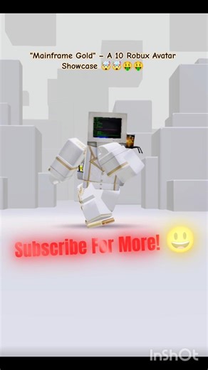 "Mainframe Gold" – A 10 Robux Avatar Showcase 🤯🤯🤑🤑 | Roblox Avatar Idea #roblox #shorts