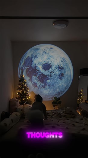 3D Moon Earth Projector for Cozy Aesthetic Rooms