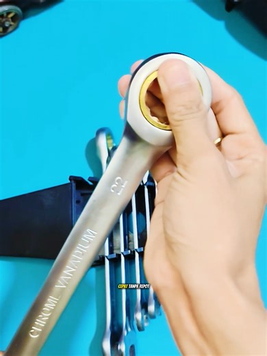 KUNCI RING PAS RACHET SET 8 6-22MM CHROME VANADIUM #kunciringpas #kunciringpasrachet #kunciringpassetmurah #cuantanpabatas #wibgajian