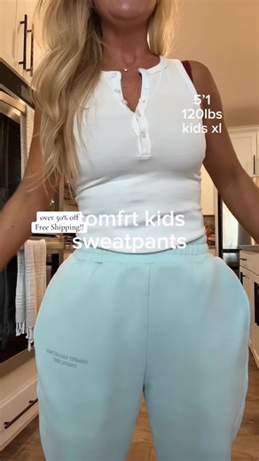 Comfort Kids Sweatpants Hack for Short Girls