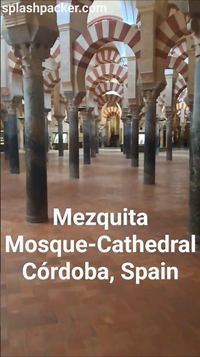 Inside the Mezquita Mosque-Cathedral of Córdoba, Spain 🇪🇸