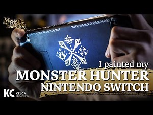 I painted my Monster Hunter Nintendo Switch