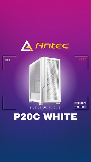 Elevate your PC setup with the Antec P20C White! ⚪ Experience the...