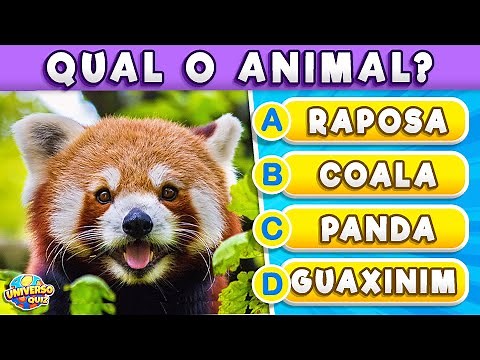 Adivinhe 30 ANIMAIS 🦁 Adivinhe as Espécies de Animais 🐨 Quiz dos Bichos