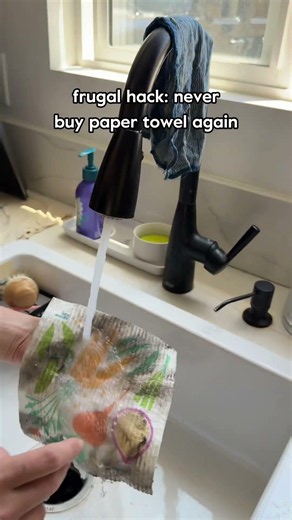 Trying to save money? Use a reusable cloth. You save your wallet, and it helps out the planet. 🌿