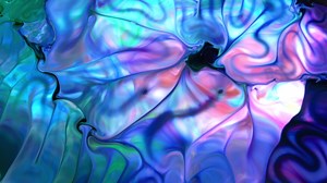 Descargar gotas de tinta burbujas y formas de esfera en la turbulencia de fondo de tinta de colores abstractos gratis