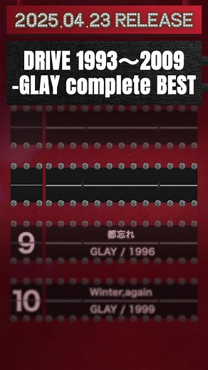 GLAY 30周年ベストアルバム -「HOWEVER」と「さよならはやさしく」