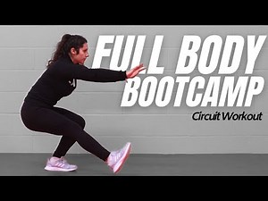 Bodyweight Bootcamp Workout | Circuit Workout For Women