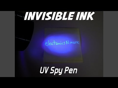 Invisible Ink UV Spy Pen ~ Secret Messages!